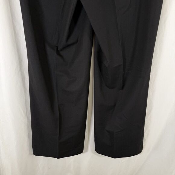 NWOT Talbots Dress Pants Women's 6P Black Pleated Pockets Straight Wool Blend - Picture 10 of 11